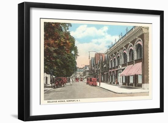 Bellevue Avenue, Newport, Rhode Island-null-Framed Art Print