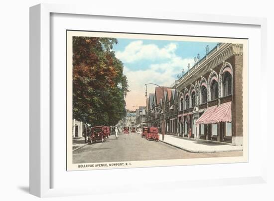 Bellevue Avenue, Newport, Rhode Island-null-Framed Art Print