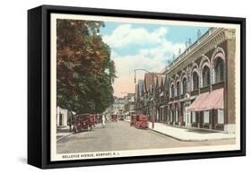 Bellevue Avenue, Newport, Rhode Island-null-Framed Stretched Canvas