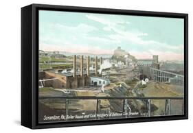 Bellevue Coal Breaker, Scranton, Pennsylvania-null-Framed Stretched Canvas