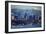 Bellevue, Washington - Lake Washington and Skyline-Lantern Press-Framed Art Print