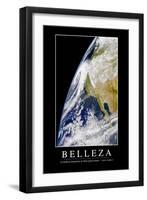 Belleza. Cita Inspiradora Y Póster Motivacional-null-Framed Photographic Print