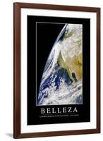 Belleza. Cita Inspiradora Y Póster Motivacional-null-Framed Photographic Print