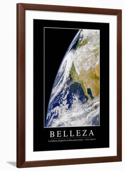 Belleza. Cita Inspiradora Y Póster Motivacional-null-Framed Photographic Print