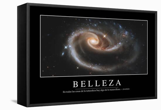 Belleza. Cita Inspiradora Y Póster Motivacional-null-Framed Stretched Canvas