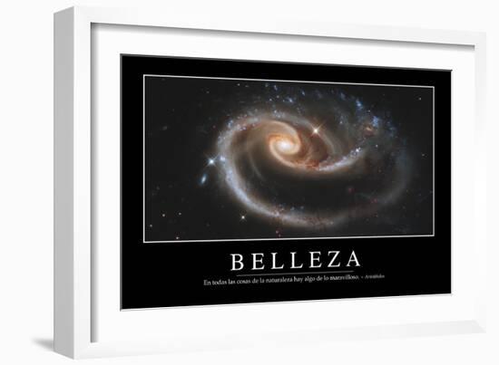 Belleza. Cita Inspiradora Y Póster Motivacional-null-Framed Photographic Print