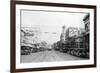 Bellingham, WA Main Street Scene Downtown Photograph - Bellingham, WA-Lantern Press-Framed Art Print