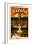 Bellingham, Washington - Beervana-Lantern Press-Framed Art Print