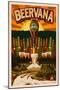 Bellingham, Washington - Beervana-Lantern Press-Mounted Art Print