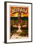 Bellingham, Washington - Beervana-Lantern Press-Framed Art Print