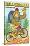 Bellingham, Washington - Bigfoot Bicyle-Lantern Press-Stretched Canvas