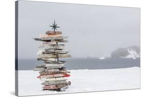 Bellingshausen (Russian) or Frei (Chilean) Base, South Shetland Island Group, Antarctica-Michael Nolan-Stretched Canvas