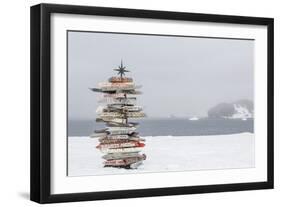Bellingshausen (Russian) or Frei (Chilean) Base, South Shetland Island Group, Antarctica-Michael Nolan-Framed Photographic Print