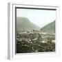 Bellinzona (Switzerland), Overview and the Tessin Valley, Circa 1865-Leon, Levy et Fils-Framed Photographic Print