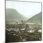 Bellinzona (Switzerland), Overview and the Tessin Valley, Circa 1865-Leon, Levy et Fils-Mounted Photographic Print