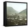 Bellinzona (Switzerland), Overview and the Tessin Valley, Circa 1865-Leon, Levy et Fils-Framed Stretched Canvas