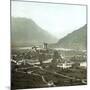 Bellinzona (Switzerland), Overview and the Tessin Valley, Circa 1865-Leon, Levy et Fils-Mounted Photographic Print