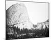 Bellows Butte and Nevada Fall, Yosemite-Carleton E Watkins-Mounted Giclee Print
