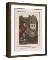 Bellows to Mend, Cries of London, 1804-William Marshall Craig-Framed Giclee Print