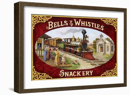 Bells and Whistles Train-Lee Dubin-Framed Giclee Print