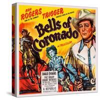 Bells of Coronado, Left and Right: Roy Rogers; Center: Dale Evans, 1950-null-Stretched Canvas