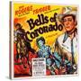 Bells of Coronado, Left and Right: Roy Rogers; Center: Dale Evans, 1950-null-Stretched Canvas