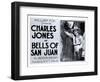 Bells of San Juan, Buck Jones, 1922-null-Framed Art Print