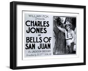 Bells of San Juan, Buck Jones, 1922-null-Framed Art Print