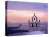 Belltower at Sunrise, Mykonos, Greece-Keren Su-Stretched Canvas