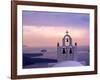 Belltower at Sunrise, Mykonos, Greece-Keren Su-Framed Photographic Print