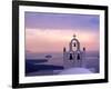 Belltower at Sunrise, Mykonos, Greece-Keren Su-Framed Photographic Print