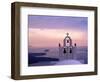 Belltower at Sunrise, Mykonos, Greece-Keren Su-Framed Photographic Print