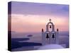 Belltower at Sunrise, Mykonos, Greece-Keren Su-Stretched Canvas