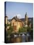 Belltower of St. Just Dating from the 16th Century, Arbois, Franche-Comte, France, Europe-Short Michael-Stretched Canvas