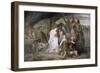 Bellum, la Guerre-Pierre Puvis de Chavannes-Framed Premium Giclee Print