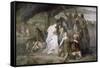 Bellum, la Guerre-Pierre Puvis de Chavannes-Framed Stretched Canvas