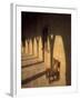 Bellver Castle Chair and Arches, Palma de Mallorca, Balearics, Spain-Walter Bibikow-Framed Photographic Print