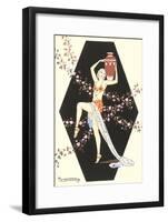 Belly Dancer Balancing Jug-null-Framed Art Print