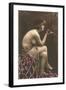 Belly Dancer with Roses-null-Framed Art Print