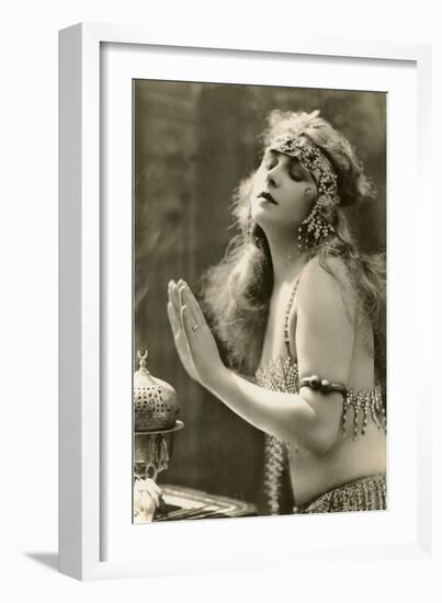 Belly Dancer-null-Framed Art Print