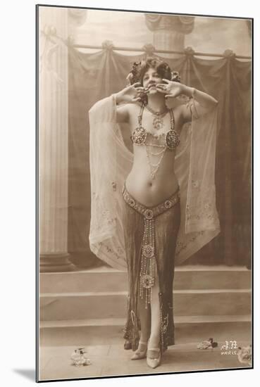 Belly Dancer-null-Mounted Art Print