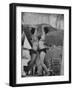 Belly Dancers Entertaining at Turkish Wrestling Tournament-Stan Wayman-Framed Photographic Print