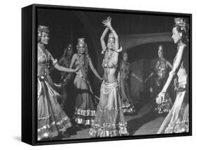 Belly Dancers in Scene from Film "Desert Song"-null-Framed Stretched Canvas