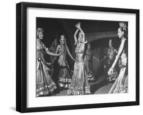 Belly Dancers in Scene from Film "Desert Song"-null-Framed Photographic Print