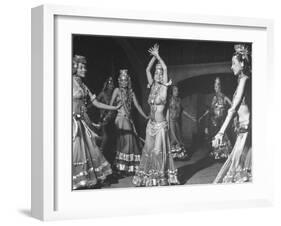 Belly Dancers in Scene from Film "Desert Song"-null-Framed Photographic Print