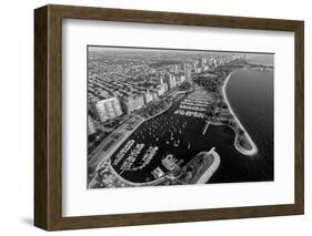 Belmont Harbor Chicago B W-Steve Gadomski-Framed Photographic Print