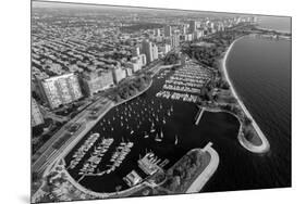 Belmont Harbor Chicago B W-Steve Gadomski-Mounted Photographic Print