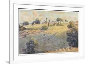 Belmont Park an Australian Station Homestead-Percy F.s. Spence-Framed Premium Giclee Print