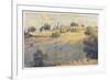 Belmont Park an Australian Station Homestead-Percy F.s. Spence-Framed Art Print