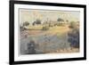 Belmont Park an Australian Station Homestead-Percy F.s. Spence-Framed Art Print